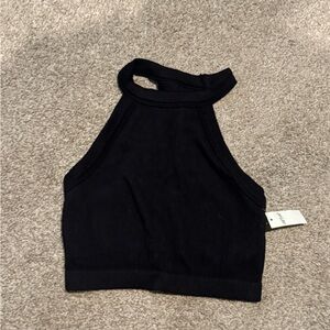 Black Crop Top Aerie small